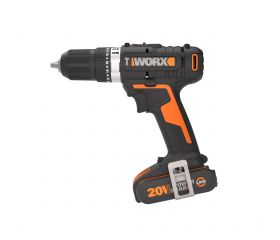 Worx WX370 - Taladro Percutor 20V (2bat 2.0Ah)